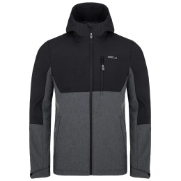 Herren Softshell-Jacke Loap Lustav grau/schwarz černá