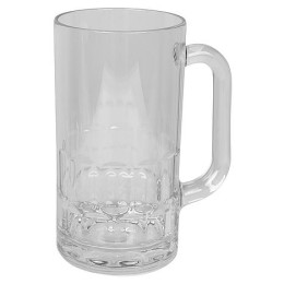 Bierhumpen Bo-Camp Beer Mug 420ml durchsichtig