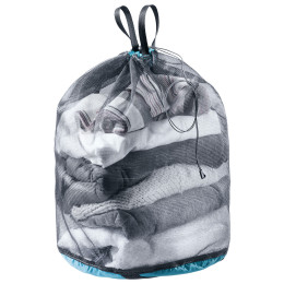 Kleiderhülle Deuter Mesh Sack 10 blau/schwarz petrol-black