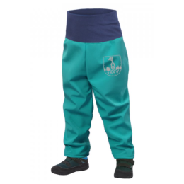 Babyhose mit Fleece Unuo Softshell grün