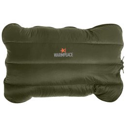 Daunenkissen Warmpeace Federkissen mit Reißverschluss grün Olive
