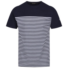 Herren-T-Shirt Regatta Shorebay Tee dunkelblau Navy/WhitStr