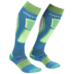 Herrensocken Ortovox Ski Rock'n'wool Socks blau/grün BlueSea