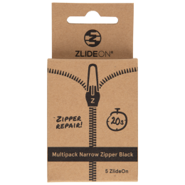 Ersatz-Reißverschluss ZlideOn Multipack Narrow Zipper silber Silver