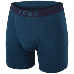 Herren-Boxershorts MOOA MerinoSilk 6in blau legion blue melange