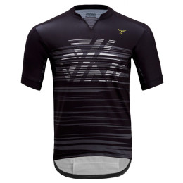 Herren Radtrikot Silvini Gallo schwarz black-charcoal