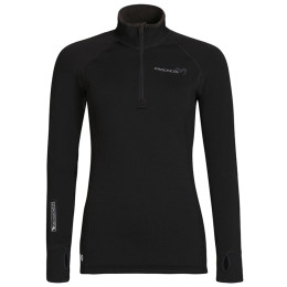 Damen Funktions-Sweatshirt Progress Tispa Zip Merino schwarz black