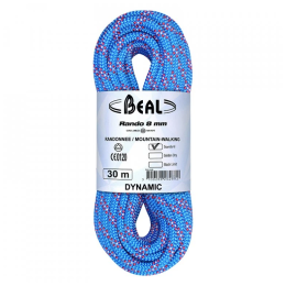 Kletterseil Beal Rando 8 mm (48 m) blau BLUE