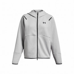 Damen-Sweatshirt Under Armour Unstoppable Flc FZ hellgrau ModGray/Black