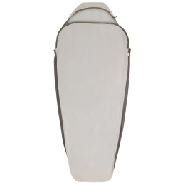 Schlafsackeinlage Sea to Summit Silk Blend Sleeping Bag Liner - Compact Mummy hellgrau Moonstruck Grey