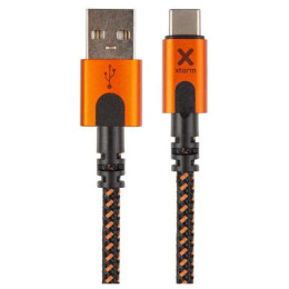 Lade- und Datenkabel Xtorm Xtreme USB to USB-C cable (1,5m) schwarz Black/Orange
