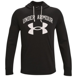 Herren-Sweatshirt Under Armour Rival Terry Big Logo HD schwarz Black//OnyxWhite