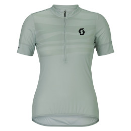 Damen-Radtrikot Scott Jersey W's Endurance LT SS grün/grau spray grey
