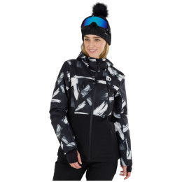 Damen Skijacke Fundango Celine Allmountain Jacket schwarz/weiß black injun