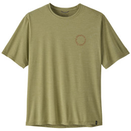 Herren-T-Shirt Patagonia Men's Capilene Cool Daily Shirt - Spoke Stencil grün Gumtree Green - Light Gumtree Green X-Dye