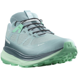 Damen Laufschuhe Salomon Ultra Glide 2 Gore-Tex blau/grün Stone Blue / Yucca / Biscay Green