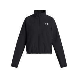 Kinderjacke Under Armour Rival Woven Jacket schwarz Black