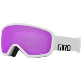 Kinder Skibrille Giro Stomp White Wordmark Amber Pink weiß White wordmark amber pink