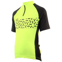 Kinder-Radtrikot Axon Nippon JR gelb