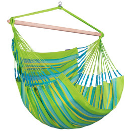 Hängestuhl La Siesta Domingo Kingsize gelb/grün Lime
