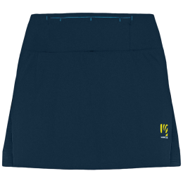 Damenrock Karpos Lavaredo Run Skirt blau Sky Captain/Blue Atoll