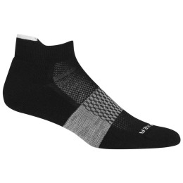 Herrensocken Icebreaker Men Multisport Light Micro schwarz black/snow/metro hthr