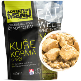 Fertigessen Adventure Menu Huhn Korma mit Reis 400 g