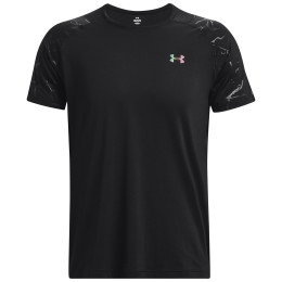 Herren-Funktionsshirt Under Armour Rush Emboss SS schwarz Black / / Black