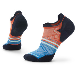 Herrensocken Smartwool Run Targeted Cushion Low Ankle Pattern orange/schwarz orange rust