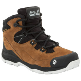 Kinderschuhe Jack Wolfskin Mtn Attack 3 Lt Texapore Mid K braun DesertBrown/Black