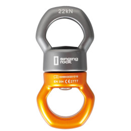 Wirbelschäkel Singing Rock Twister grau/orange