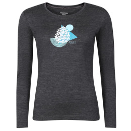 Damen-Funktionsshirt Progress Hela "Cone" grau šedý melír