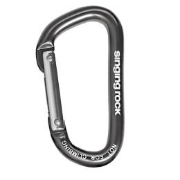 Karabiner Singing Rock Mini grau