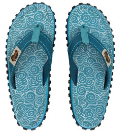 Damen Flip-Flops Gumbies Islander Flip-Flops - Turquoise Swirls