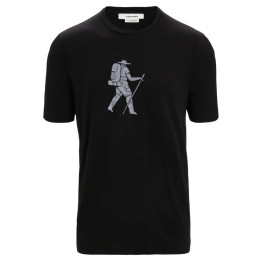 Herren-Funktionsshirt Icebreaker Tech Lite II SS Tee Trail Hiker schwarz Black