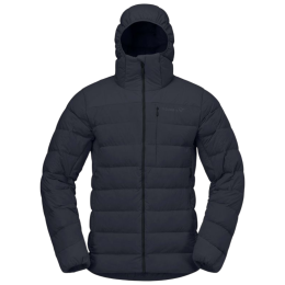 Herren-Daunenjacke Norrona femund down700 Zip Hood schwarz Caviar Black