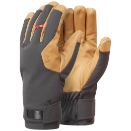 Herrenhandschuh Mountain Equipment Direkt Glove grau/braun Obsidian/Tan