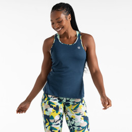 Damenunterhemd Dare 2b Bolt Vest dunkelblau Moonlight Denim/Moonlight Denim Petal