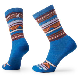 Socken Smartwool Everyday Zig Zag Valley Crew blau/orange Laguna Blue