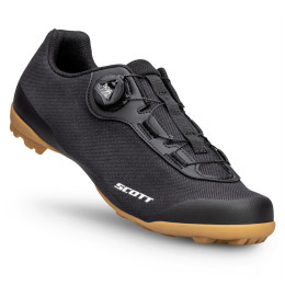 Herren Radschuh Scott Gravel Pro mattschwarz black matt/white