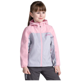 Kinder-Softshell-Jacke Kilpi Ravia rosa/grau light pink