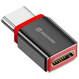 Adapter Swissten Dataguard With Data Blocking USB-C (Male) / USB-C (Female)
