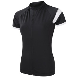 Damen-Radtrikot Sensor Cyklo Coolmax Classic schwarz
