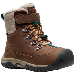 Kinder Winterschuhe Keen Kanibou Wp Children braun/grau dark earth/roasted pecan