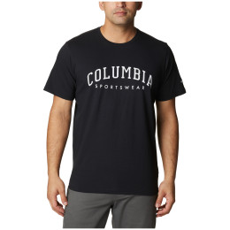 Herren-T-Shirt Columbia Rockaway River™ Graphic SS Tee schwarz Black, CSC Varsity Arch Graphic