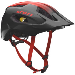 Fahrradhelm Scott Supra Plus grau/rot dark grey/red