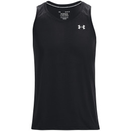 Herren Unterhemd Under Armour Streaker Singlet schwarz Black / Black / Reflective