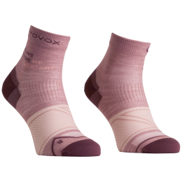 Damen-Merinosocken Ortovox Alpine Light Quarter Socks W rosa Dusk Rose