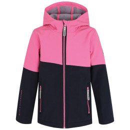 Kinder-Softshell-Jacke Loap London grau/rosa Sugar Plum | Gray