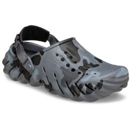 Pantoffeln Crocs Echo Duck Camo Clog grau/schwarz Charcoal/Black